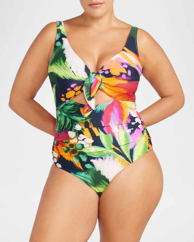 Chelona Cezanne Underwire One-Piece Swimsuit (D/DD Cup)